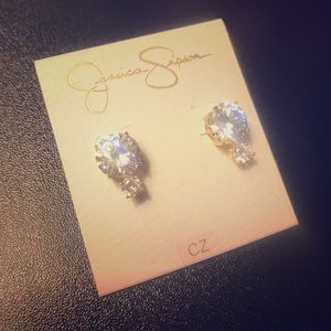 Jessica Simpson Cubic Zirconia Earrings